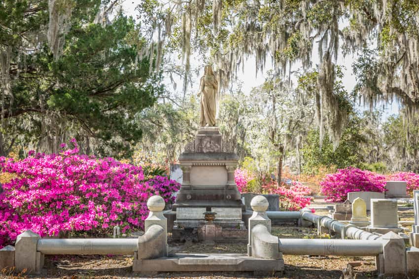 One of the gravesites you'll see on our Bonaventure Cemetery Tours