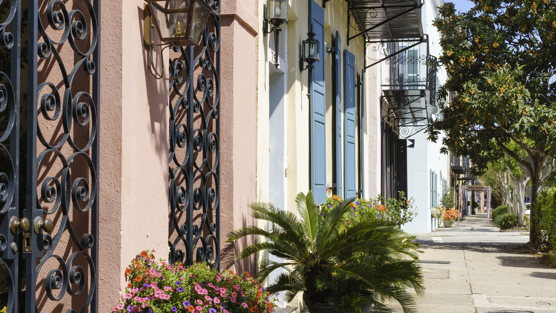 One of the alleyways you'll visit on certain Historic Charleston Tour