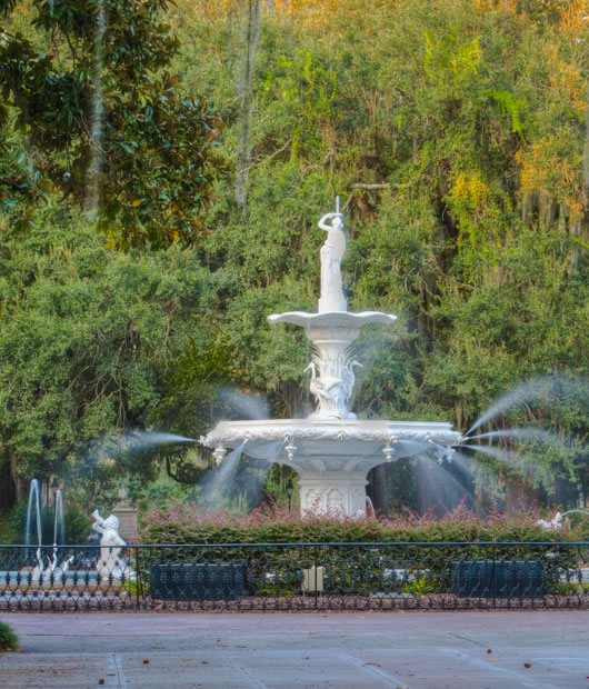 Visiting Forsyth Park in Savannah