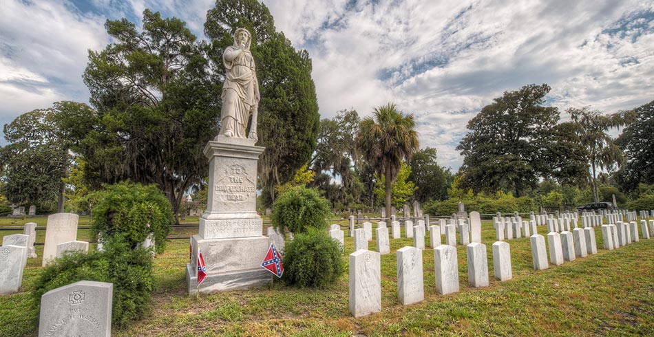 Laurel Grove Cemetery, one of the largest of Savannah's historic cemeteries.