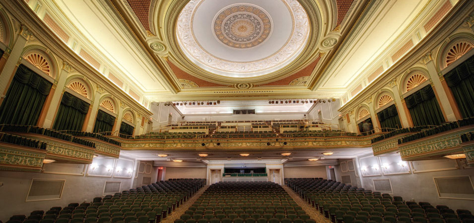 The Lucas Theatre, Savannah's historic theatre on Reynolds Square.